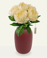 Kunstboeket Peony White 39 cm