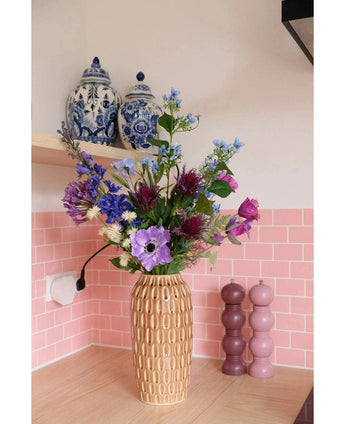 Kunstboeket Sapphire Garden 74 cm