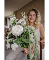 Kunstboeket Zijde White Flora 80 cm