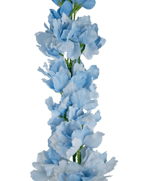 Kunstdelphinium Real Touch Blauw 90cm