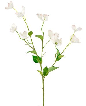 Kunstkornoelje Real Touch Wit 74cm