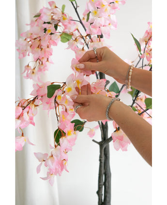 Kunstplant Bougainvillea 180 cm roze