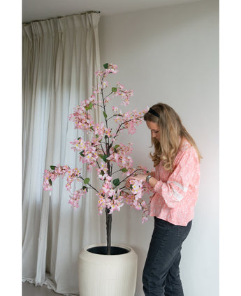 Kunstplant Bougainvillea 150 cm roze