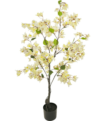 Kunstplant Bougainvillea 120 cm wit