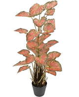 Kunstplant Caladium 90 cm roze