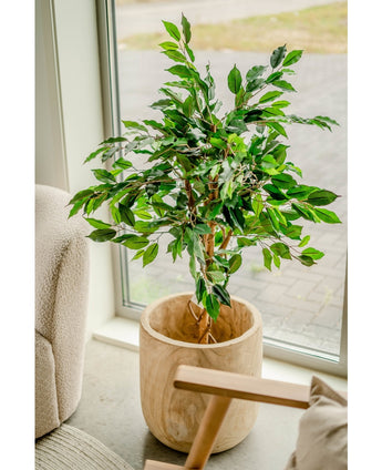 Kunstplant Ficus Groen 120 cm