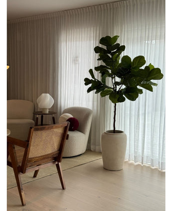 Kunstplant Ficus Tabaksplant Deluxe 155 cm