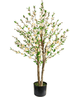 Kunstplant Kersenbloesem 120 cm crème