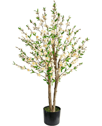 Kunstplant Kersenbloesem 120 cm crème