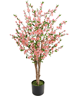 Kunstplant Kersenbloesem 120 cm roze