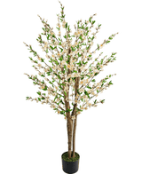 Kunstplant Kersenbloesem 150 cm crème