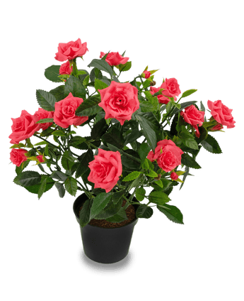 Kunstplant mini rose 35 cm