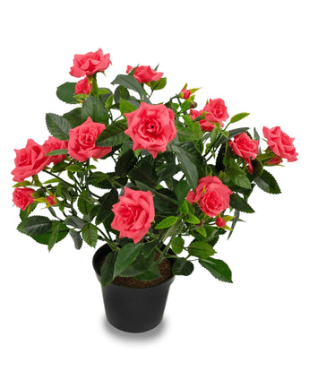 Kunstplant mini rose 35 cm