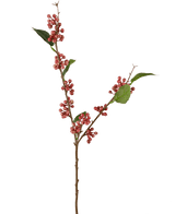 Kunsttak Berries 64 cm roze