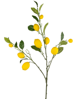 Kunsttak Lemon 104 cm geel