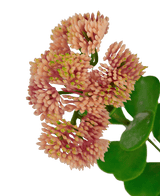 Kunsttak Sedum 56 cm lichtroze