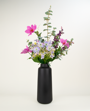 Zijden kunstbloemen boeket Lavender Skies