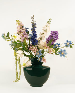 Zijden kunstbloemen boeket Midnight Valley