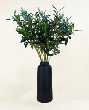 Zijden kunstbloemen boeket Olijftakken