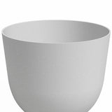 De Plantenbak Havanna Ø40cm x H33cm is een lichtgrijze, ronde plastic bloempot met een glad oppervlak en zonder zichtbare decoraties of afwateringsgaten.