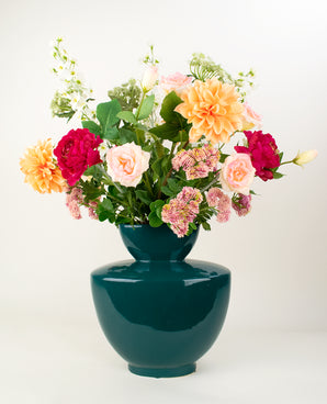 Zijden kunstbloemen boeket The Wild Bunch