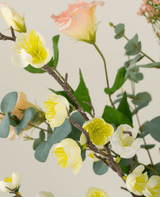 Zijden kunstbloemen boeket Blush Blossom