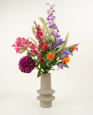 Zijden kunstbloemen boeket Colourful Svenski