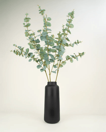 Zijden kunstbloemen boeket Eucalyptus