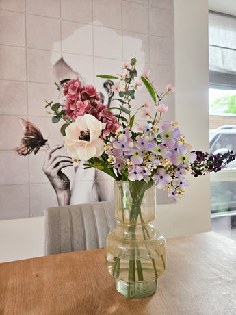 Zijden kunstbloemen boeket Lavender Dreams