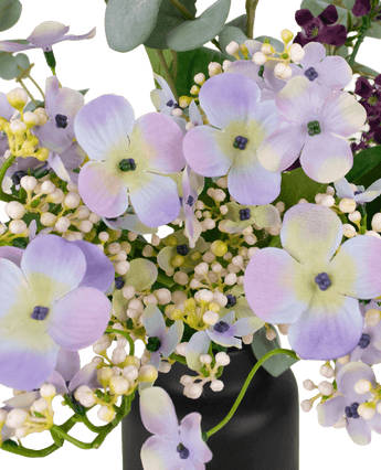 Zijden kunstbloemen boeket Lavender Skies