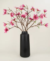 Zijden kunstbloemen boeket Magnolia roze