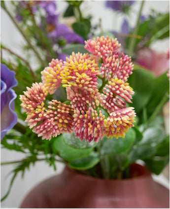 Zijden kunstbloemen boeket Morning Dew