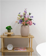 Zijden kunstbloemen boeket Morning Dew