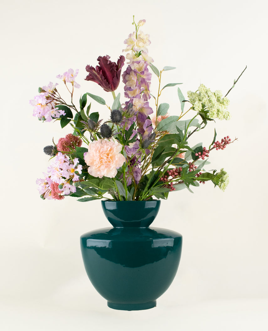 Zijden kunstbloemen boeket Mystic Elegance