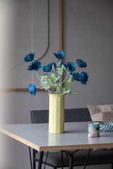 Zijden kunstbloemen boeket Poppy Blauw