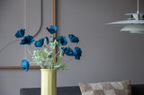 Zijden kunstbloemen boeket Poppy Blauw