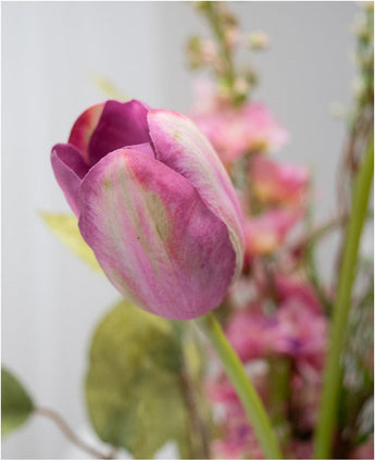 Zijden kunstbloemen boeket Spring Awakening