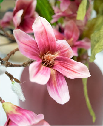 Zijden kunstbloemen boeket Spring Awakening