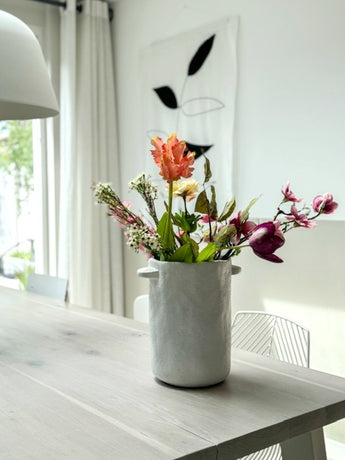 Zijden kunstbloemen boeket Spring Awakening