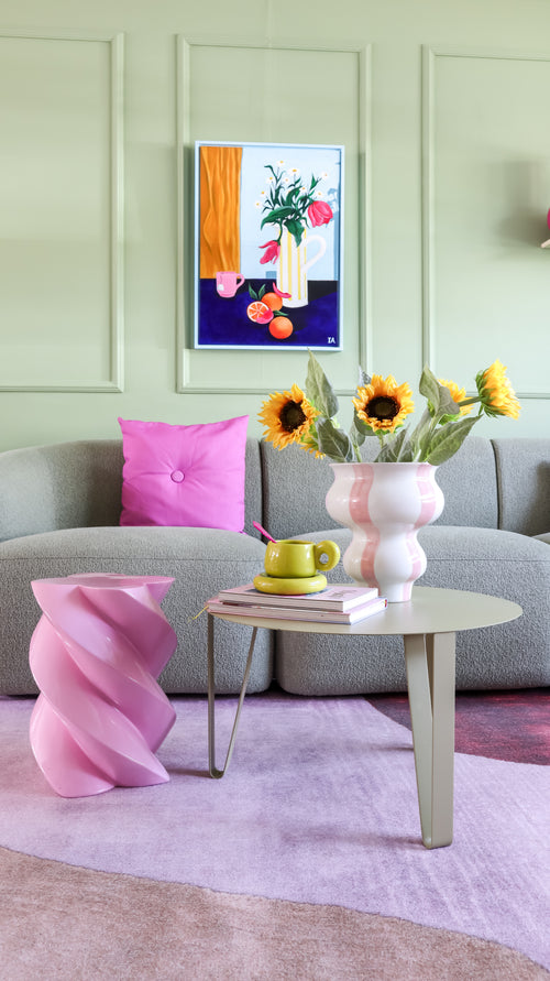 Zijden kunstbloemen boeket Zonnebloem