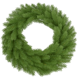 De Kunstkrans 100% PE Premium is een groene kunstkrans gemaakt van dichte, realistische dennentakken in een ronde vorm. Ideaal als herfstdecoratie, met een open midden zonder extra decoraties of versieringen.