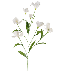 Rhododendron artificiel azalée Real Touch blanc 80cm