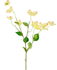 Cornouiller Artificiel Real Touch Jaune Clair 74cm