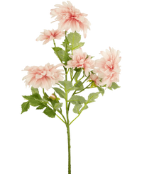 Fleur artificielle Dahlia 68 cm rose