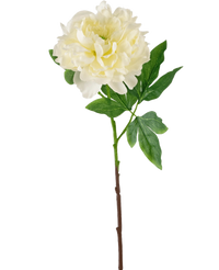Fleur artificielle Pivoine 61 cm blanche