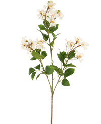 Fleur artificielle Lagerstroemia 92 cm blanche