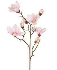 Branche de magnolia artificielle Real Touch Rose 98cm