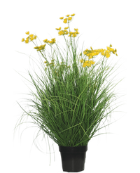Plante de gazon artificiel Asteraceae 90 cm ignifuge