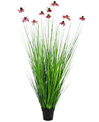 Plante de gazon artificiel chrsanthème 150 cm ignifuge
